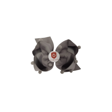 LACO GABRIELA COM POMPOM  C B CINZA
