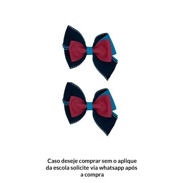 PAR DE LACO JUJUBA MARINHO  MELANCIA E AZUL CLARO
